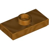 PLATE 1X2 W/ 1 KNOB, NO. 1 PLATE 1X2 W/ 1 KNOB, NO. 1