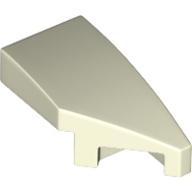 RIGHT PLATE 1X2, W/ BOW, 45 DEG. CUT RIGHT PLATE 1X2, W/ BOW, 45 DEG. CUT