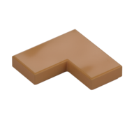 FLAT TILE CORNER 1X2X2 FLAT TILE CORNER 1X2X2