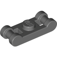 PLATE 1X1 W/ 2 SHAFTS DIA. 3.2