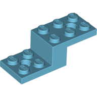 STONE 1X2X1 1/3 W. 2 PLATES 2X2 STONE 1X2X1 1/3 W. 2 PLATES 2X2