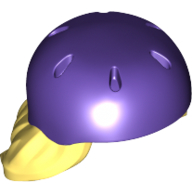 MINI WIG W/ HELMET, NO. 3 MINI WIG W/ HELMET, NO. 3