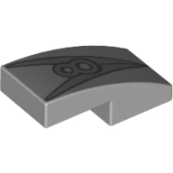 PLATE W/ BOW 1X2X2/3, NO. 10 PLATE W/ BOW 1X2X2/3, NO. 10