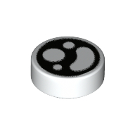 FLAT TILE 1X1, ROUND, NO. 186 FLAT TILE 1X1, ROUND, NO. 186