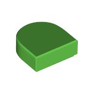 FLAT TILE 1X1, 1/2 CIRCLE FLAT TILE 1X1, 1/2 CIRCLE