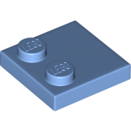 PLATE 2X2, W/ REDUCED KNOBS PLATE 2X2, W/ REDUCED KNOBS