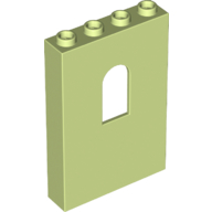 WALL 1X4X5 W/BOWED SLIT WALL 1X4X5 W/BOWED SLIT