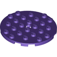 PLATE 6X6 ROUND WITH TUBE SNAP PLATE 6X6 ROUND WITH TUBE SNAP