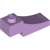 BRICK 1X3,OUTSIDE HALF ARCH,W/ CUTOUT BRICK 1X3,OUTSIDE HALF ARCH,W/ CUTOUT