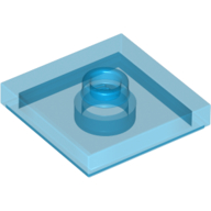 PLATE 2X2 W 1 KNOB PLATE 2X2 W 1 KNOB