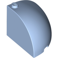 1/4 SPHERE 4X4X2 2/3, W/ KNOB 1/4 SPHERE 4X4X2 2/3, W/ KNOB