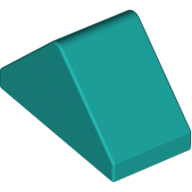 RIDGED TILE 1X2/45° RIDGED TILE 1X2/45°