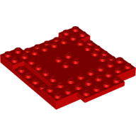 PLATE 8X8X6,4, 3 CUT OUT, 1 WING PLATE 8X8X6,4, 3 CUT OUT, 1 WING