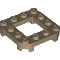 PLATE 4X4X2/3, CIRCLE, 2X2 HOLE PLATE 4X4X2/3, CIRCLE, 2X2 HOLE