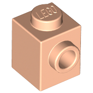 BRICK 1X1 W. 1 KNOB BRICK 1X1 W. 1 KNOB