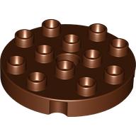 PLATE, ROUND 4X4 W. ROT.SNAP PLATE, ROUND 4X4 W. ROT.SNAP