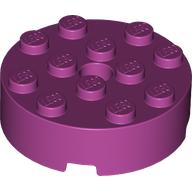 BRICK 4X4 ROUND W. Ø4.9 W. KL. BRICK 4X4 ROUND W. Ø4.9 W. KL.
