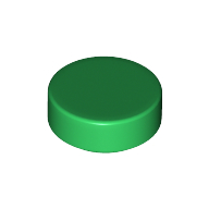 FLAT TILE 1X1, ROUND FLAT TILE 1X1, ROUND