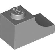 BRICK 1X2, OUTSIDE HALF ARCH, NO. 1 BRICK 1X2, OUTSIDE HALF ARCH, NO. 1