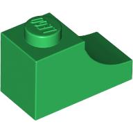 BRICK 1X2, OUTSIDE HALF ARCH, NO. 1 BRICK 1X2, OUTSIDE HALF ARCH, NO. 1