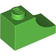 BRICK 1X2, OUTSIDE HALF ARCH, NO. 1 BRICK 1X2, OUTSIDE HALF ARCH, NO. 1