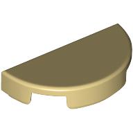 TILE 1X2, W/ 1/2 CIRCLE TILE 1X2, W/ 1/2 CIRCLE