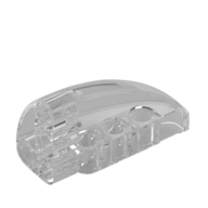 SHELL 3X5X2, W/ CROSS HOLE, RIGHT SHELL 3X5X2, W/ CROSS HOLE, RIGHT