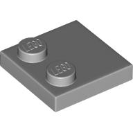 PLATE 2X2, W/ REDUCED KNOBS, NO. 1 PLATE 2X2, W/ REDUCED KNOBS, NO. 1