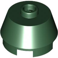 2X2 ROUND,SLOPE BRICK W. KNOB