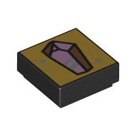 FLAT TILE 1X1, NO. 287 FLAT TILE 1X1, NO. 287