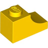 BRICK 1X2, OUTSIDE HALF ARCH, NO. 1 BRICK 1X2, OUTSIDE HALF ARCH, NO. 1