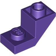 ROOF TILE 1X2, INVERTED, DEG. 45, W/ CUT ROOF TILE 1X2, INVERTED, DEG. 45, W/ CUT