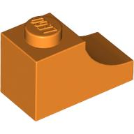 BRICK 1X2, OUTSIDE HALF ARCH, NO. 1 BRICK 1X2, OUTSIDE HALF ARCH, NO. 1