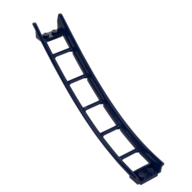 RAIL 2X16X6, INV. BOW, W/ 3.2 SHAFT