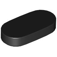 TILE 1X2, 1/2 CIRCLE TILE 1X2, 1/2 CIRCLE