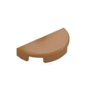 TILE 1X2, W/ 1/2 CIRCLE TILE 1X2, W/ 1/2 CIRCLE