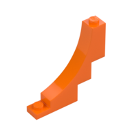 BRICK WITH BOW 1X5X4 INV. BRICK WITH BOW 1X5X4 INV.