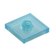PLATE 2X2 W 1 KNOB PLATE 2X2 W 1 KNOB
