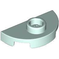 PLATE 1X2, 1/2 CIRCLE, W/ 1 KNOB PLATE 1X2, 1/2 CIRCLE, W/ 1 KNOB