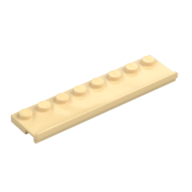 PLATE 2X8 W/GLIDING GROOVE PLATE 2X8 W/GLIDING GROOVE