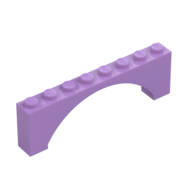 BRICK W. BOW 1X8X2 BRICK W. BOW 1X8X2