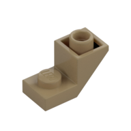 ROOF TILE 1X2, INVERTED, DEG. 45, W/ CUT ROOF TILE 1X2, INVERTED, DEG. 45, W/ CUT