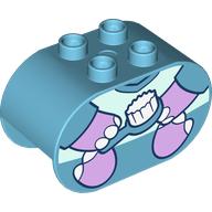 BRICK 2X4X2, OVAL, NO. 36