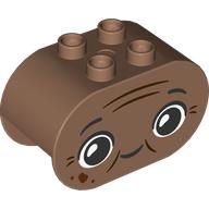 BRICK 2X4X2, OVAL, NO. 35