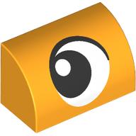 BRICK 1X2, OUTSIDE HALF BOW, NO. 32