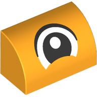 BRICK 1X2, OUTSIDE HALF BOW, NO. 34