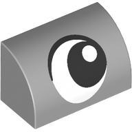 BRICK 1X2, OUTSIDE HALF BOW, NO. 35