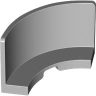 WALL 3X3X2, 1/4 CIRCLE